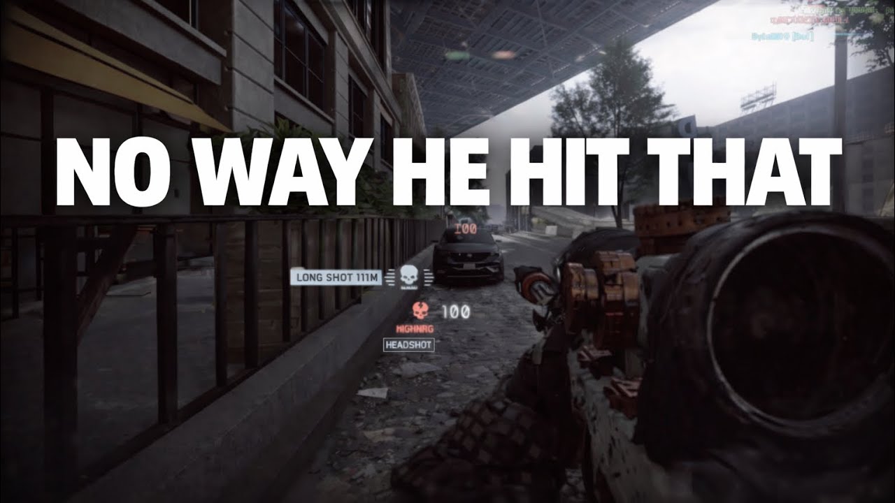 Barley visible.....still took the shot | Battlefield 6