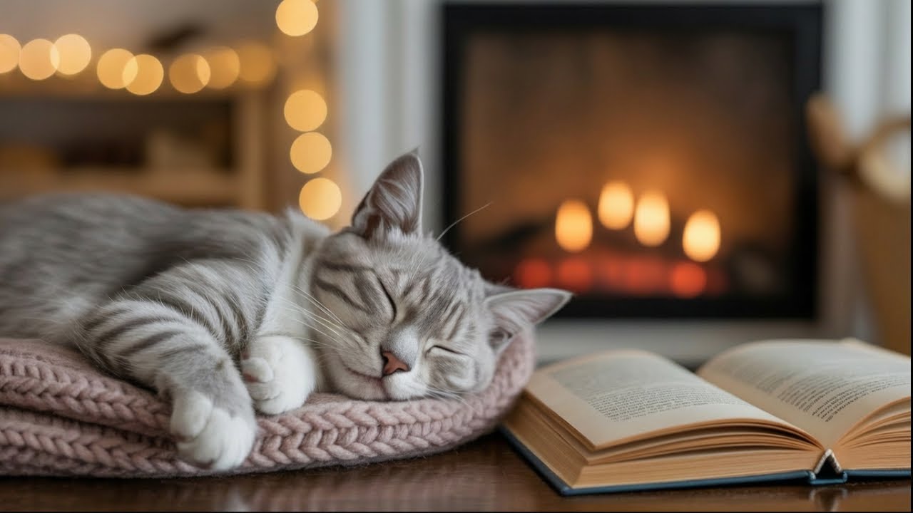 Winter Fairy Tale Ambience: Relaxing Music & Fireplace ❄️ Зимняя Сказка