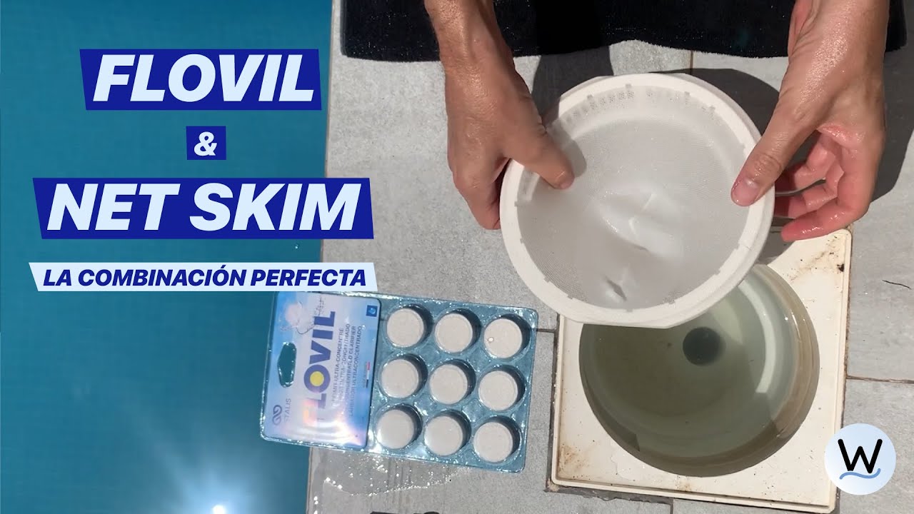 Los sorprendentes resultados de FLOVIL con el NET SKIM | Mantenimiento de la piscina 💧