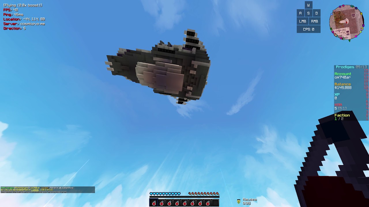 cosmicpvp glitches