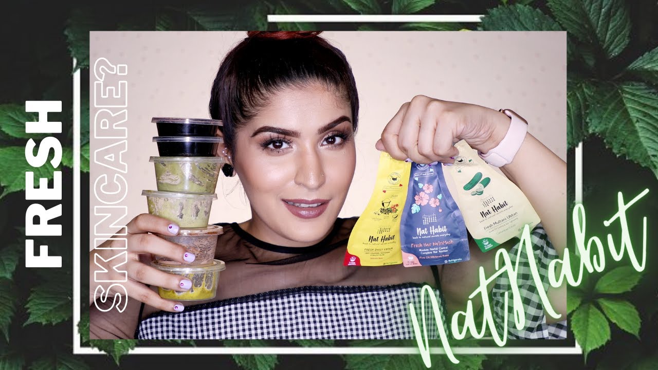 I Tried India'S 1St Fresh Natural Skincare Brand | Nat Habit #RevieWednesday | Shreya Jain