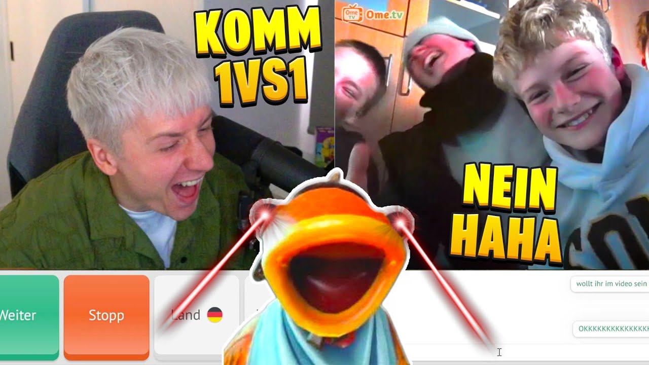 SCHULKLASSE FORDERT MICH ZUM 1VS1 IN FORTNITE HERAUS?😂 OME.TV