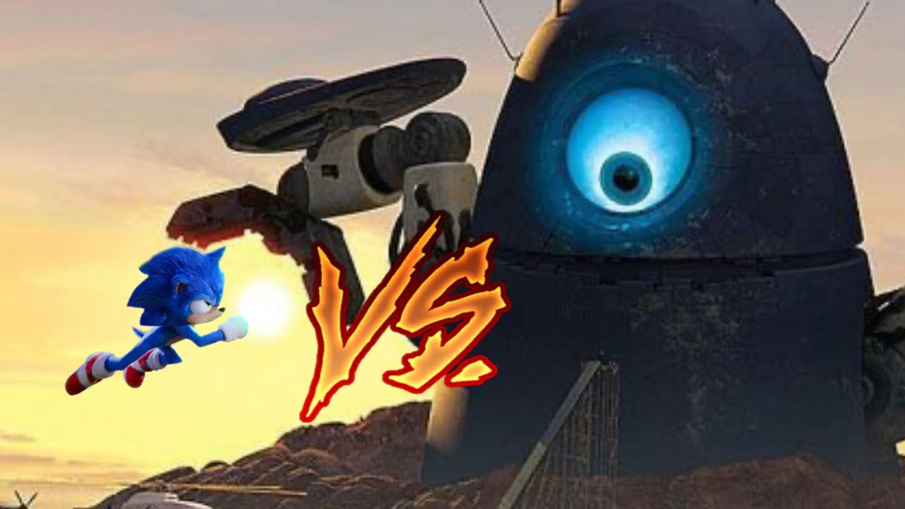 Movie Sonic Vs Robot Probe