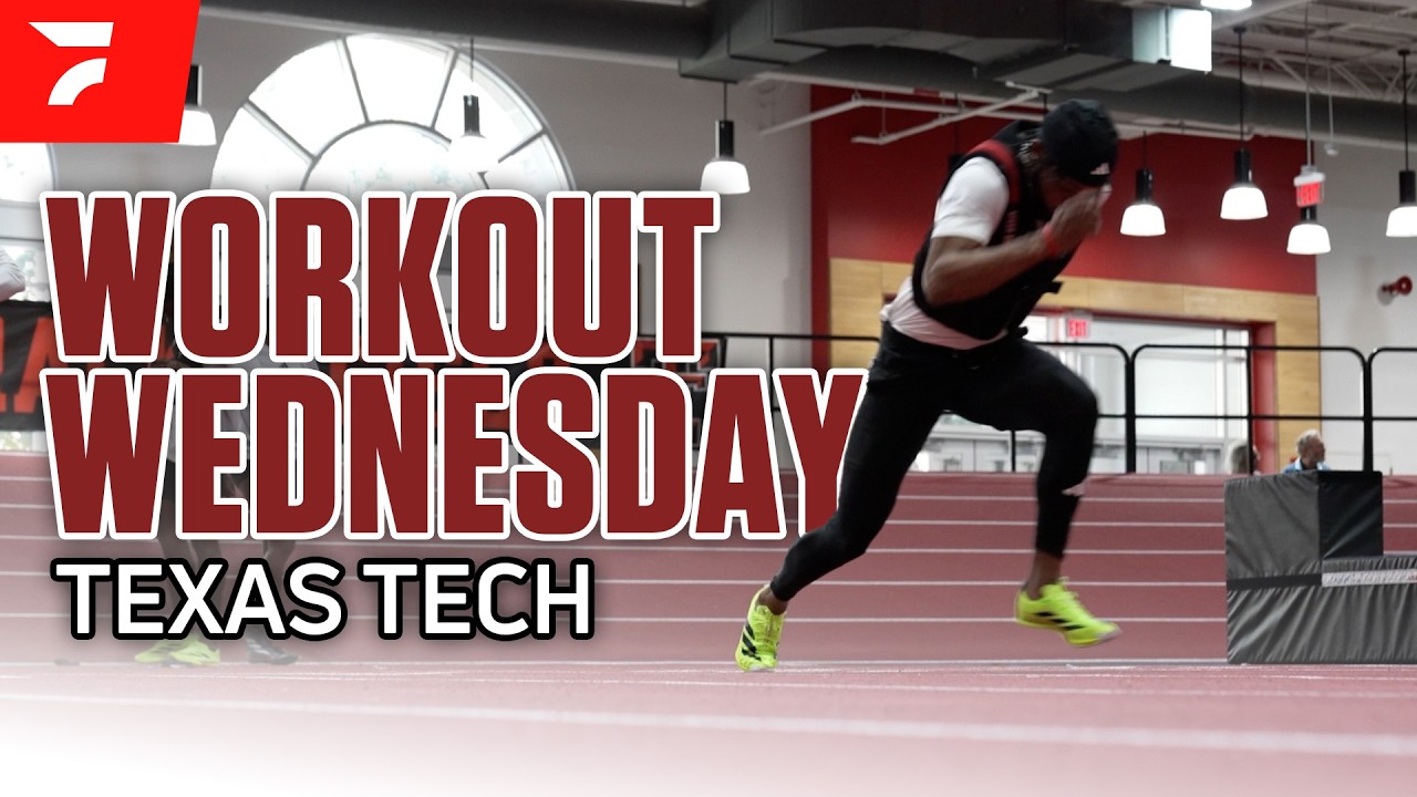 Texas Tech, 2025 Big 12 Track and Field Champions, Run Early Season Sprint and Hurdle Workout