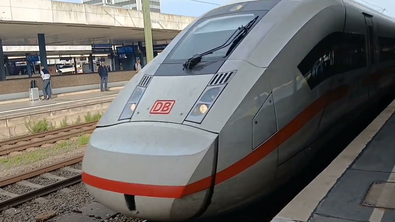 Mitfahrt im ICE 278 von Hannover nach Hamburg