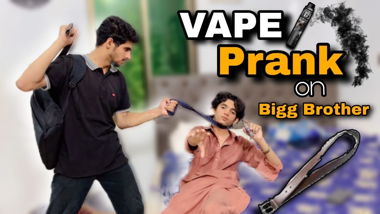 Vape Prank On Big Brother💨|| Bhai ny Boht Mara😰||Extremely gone wrong🤬