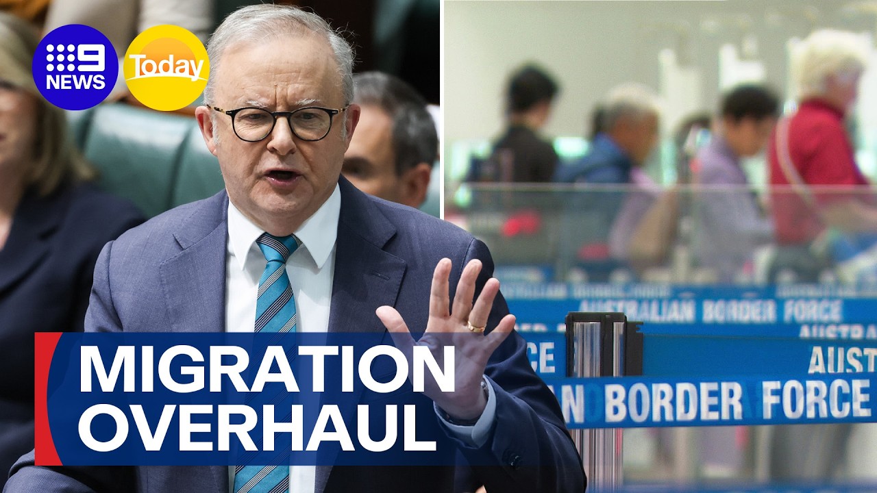 Federal government to unveil migration crackdown | 9 News Australia