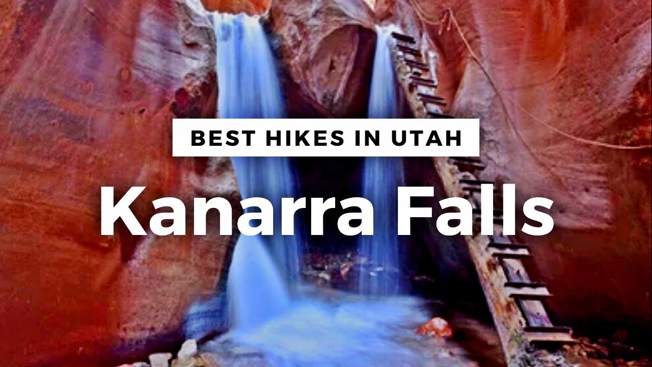 Kanarraville Falls Hike near Zion Utah - BEST Hikes in Utah with Waterfall and Slot Canyon