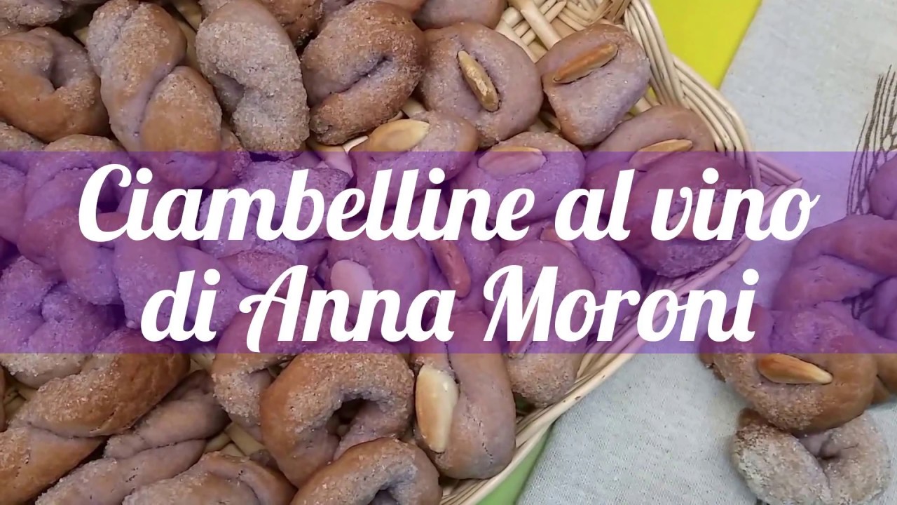 Ciambelline al vino rosso di Anna Moroni (ricetta)