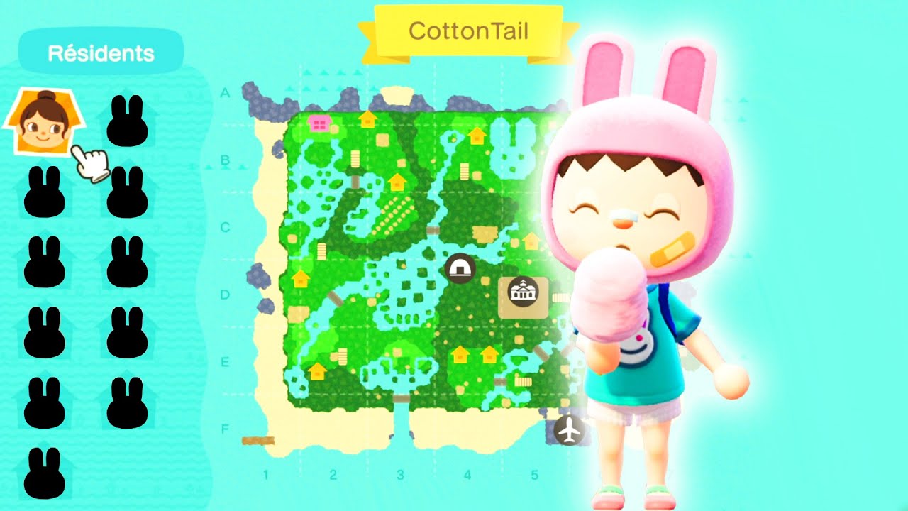 OMG ! UNE ÎLE 100% LAPINS ?! 🐇🌷 Visite féerique sur ACNH
