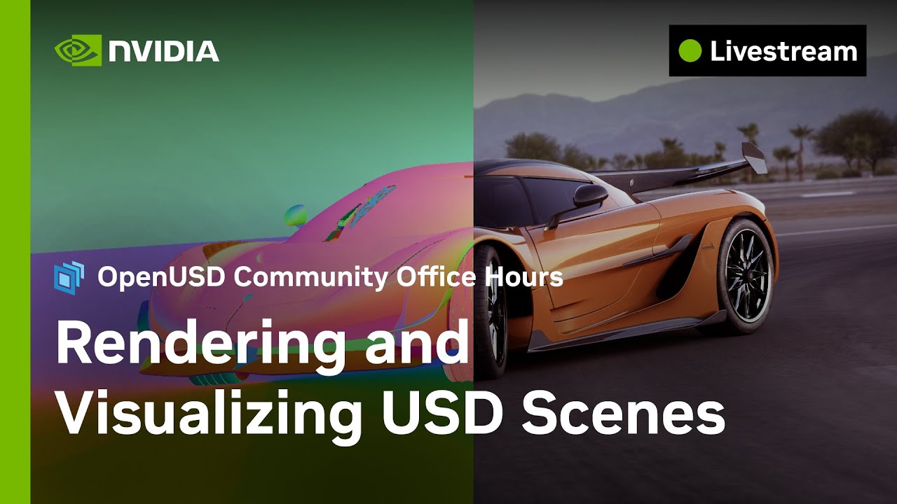 Rendering and Visualizing OpenUSD Scenes | OpenUSD Community Office Hours