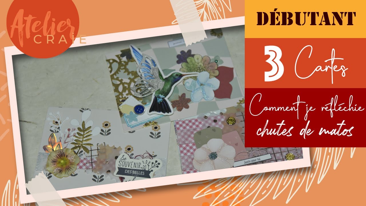 FREESTYLE | 3 cartes ensemble | Merci | Chute de papiers