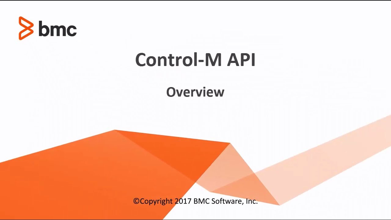 Обзор API автоматизации Control-M