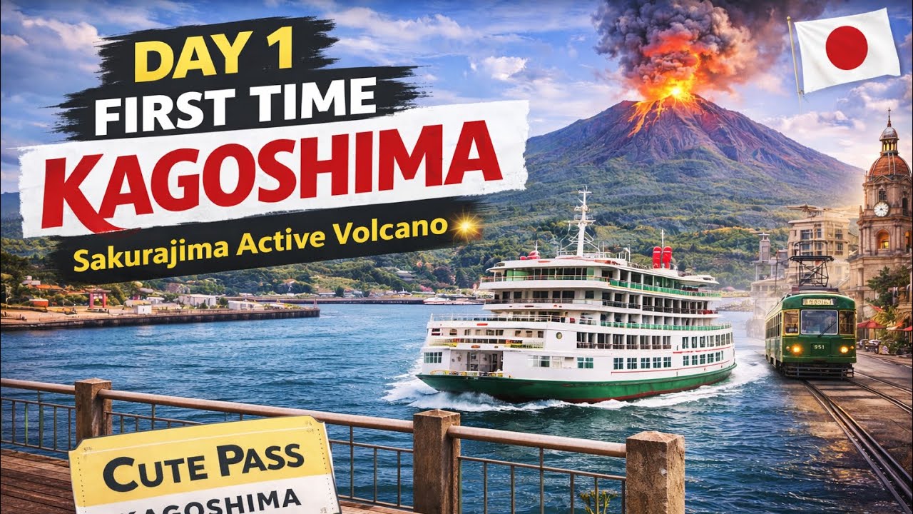 Kagoshima Japan Travel Guide 🇯🇵 | Sakurajima Volcano Ferry 🚢🌋 + Suggested Cruise Stop Itinerary