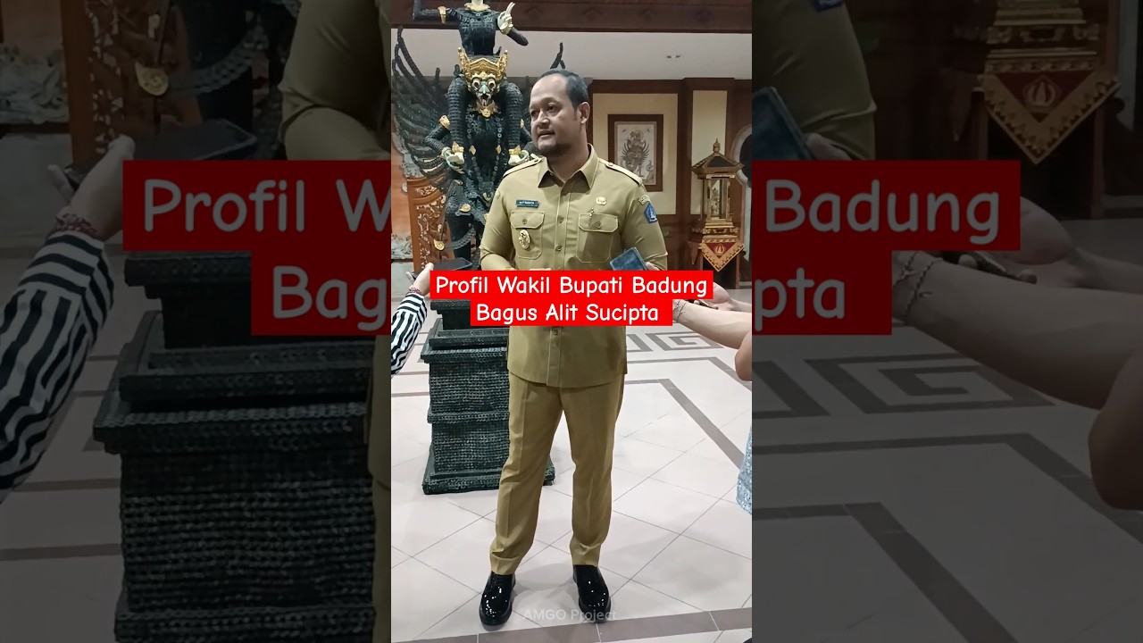 Profil Singkat Bagus Alit Sucipta - Wabup Badung