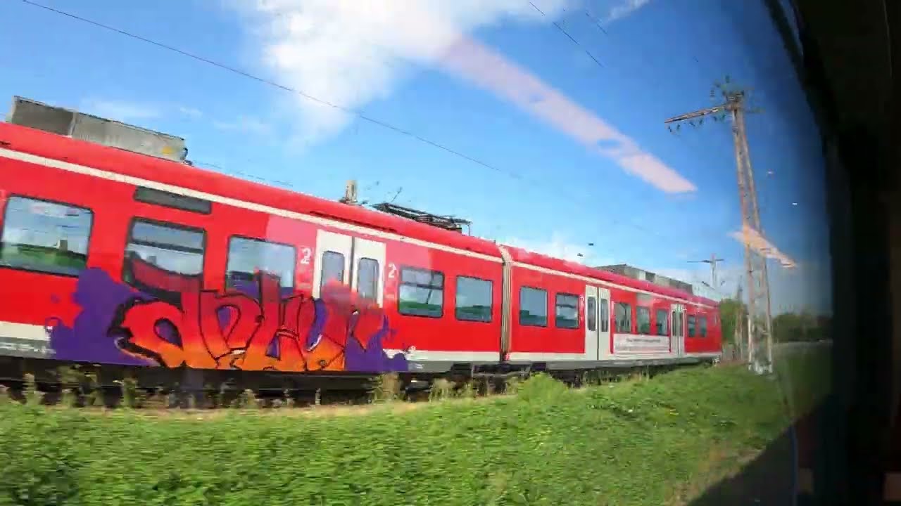 Mitfahrt mit der S 9 von Essen Hbf nach Haltern am See / Przejażdżka pociągiem z Essen do Haltern