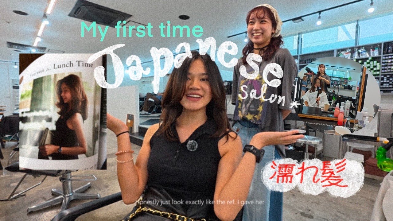 My first time in Japan hair salon | ขอเทคนิคทำผมแบบสาวญี่ปุ่น
