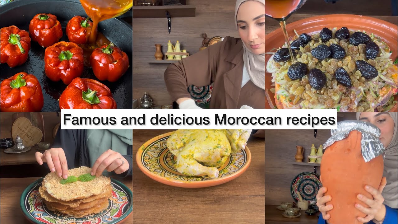 Famous and delicious Moroccan recipes 🇲🇦very simple and tasty