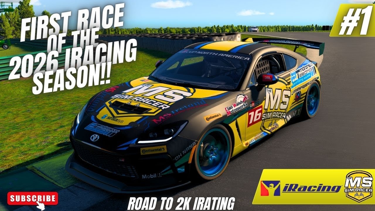 iRacing First Race of the 2026 Race Season  Road to 2k iRating #1