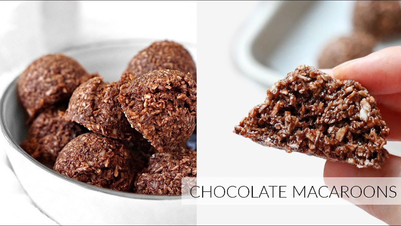 CHOCOLATE MACAROONS | no chocolate, no dairy