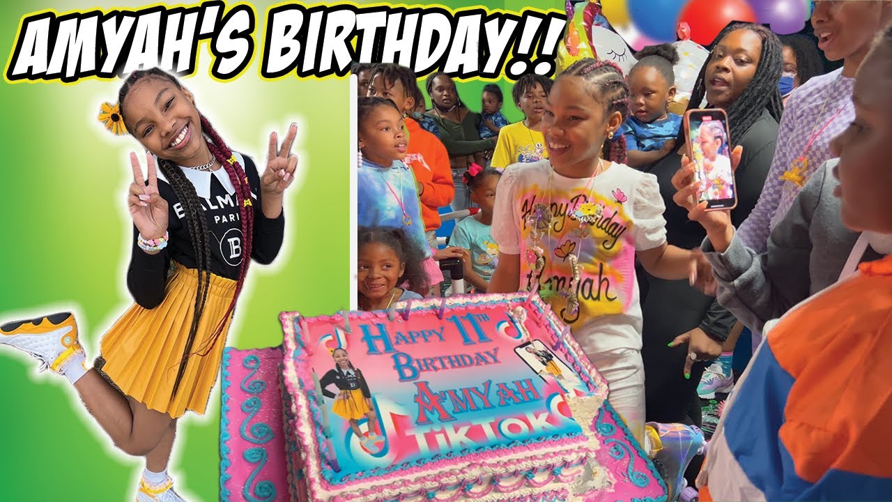 AMYAH'S 11TH BIRTHDAY!! **Extremely Lit**