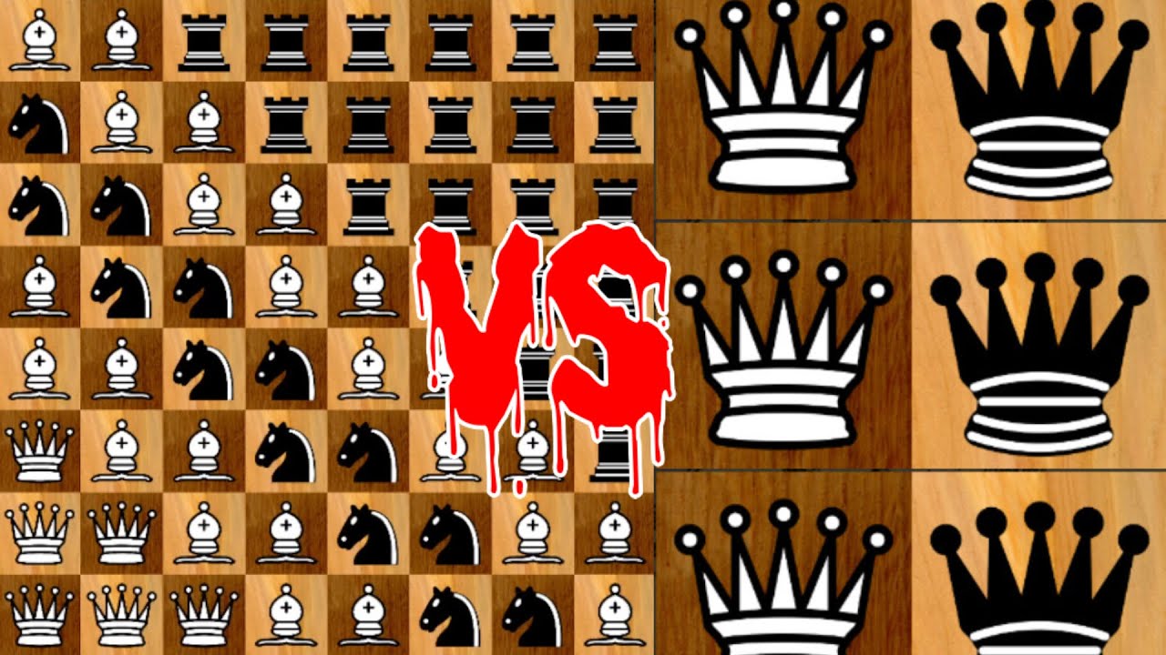 queen vs matrix #chess