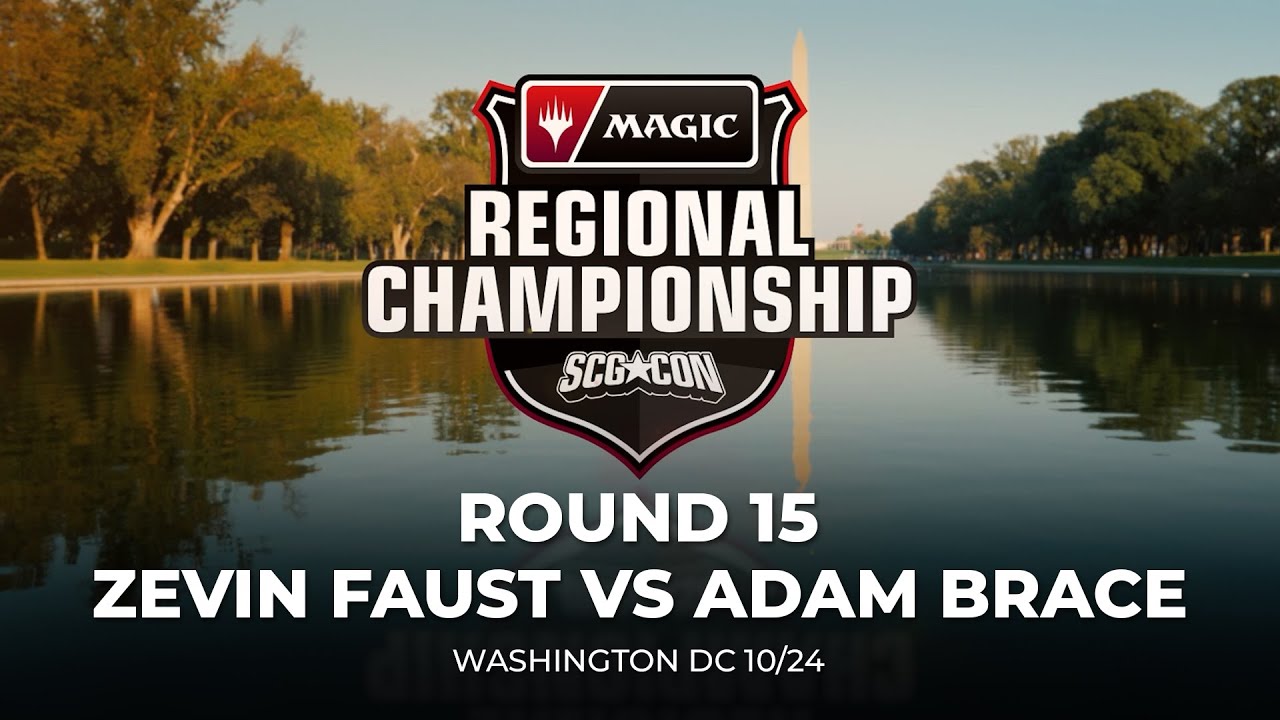 Zevin Faust VS Adam Brace | Round 15 | MTG Pioneer Regional Championship Washington DC