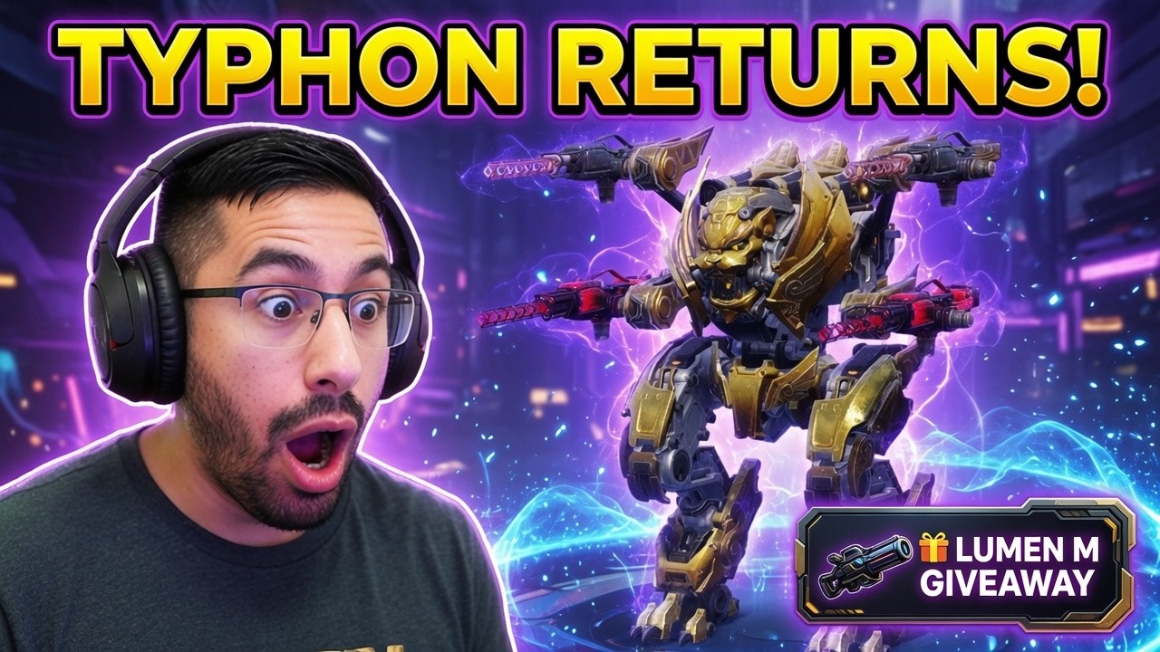 Typhon возвращается! Крушим мету + Розыгрыш Lumen M | War Robots WR #WRWinLumenM