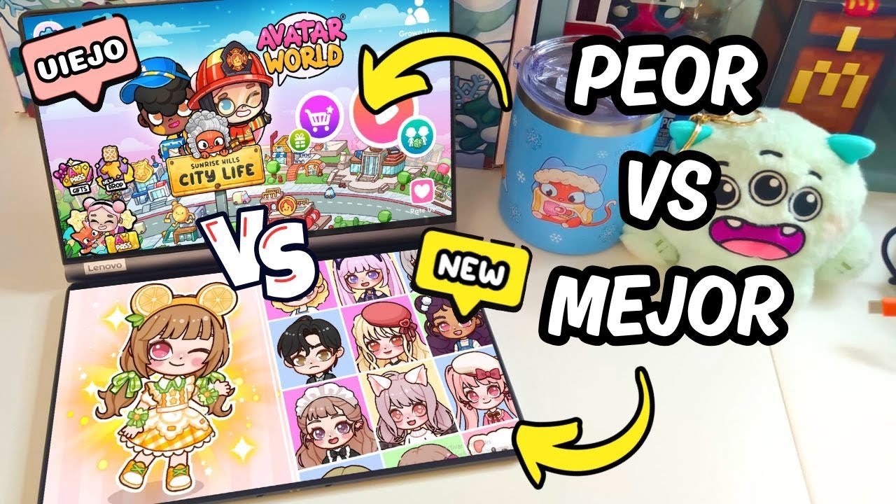 AVATAR WORLD vs CANDYVILLE - Encontre la peor COPIA 🤭 de Avatar World | ARILUNA
