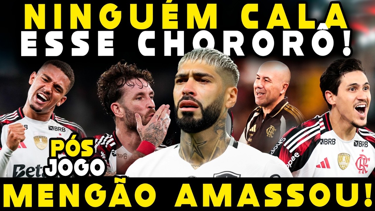 NINGUÉM CALA ESSE CHORORÔ! MENGÃO AMASSOU! PÓS-JOGO!