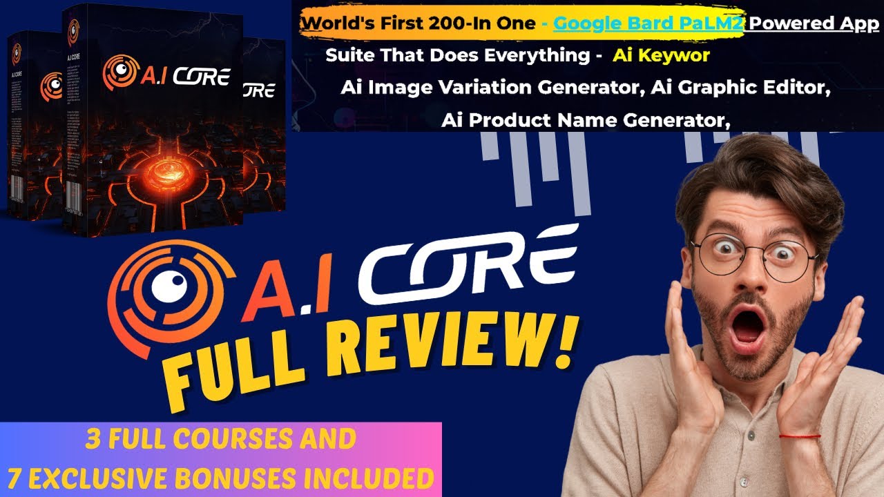 Ai Core Full Review! With 3 Full Courses and 7 Exclusive Bonuses! #AiCore #AiCorereview