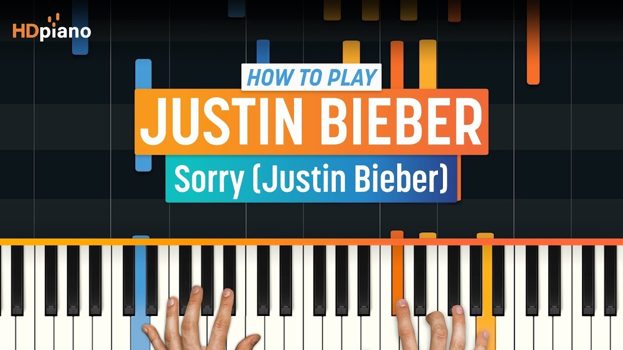 How to Play "Sorry" by Justin Bieber | HDpiano (Part 1) Piano Tutorial