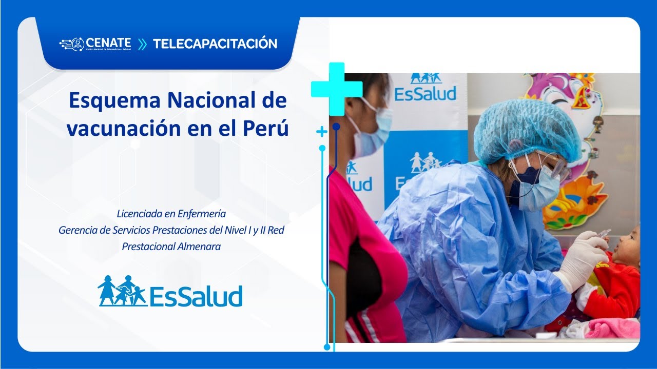 Esquema Nacional de vacunación en el Perú