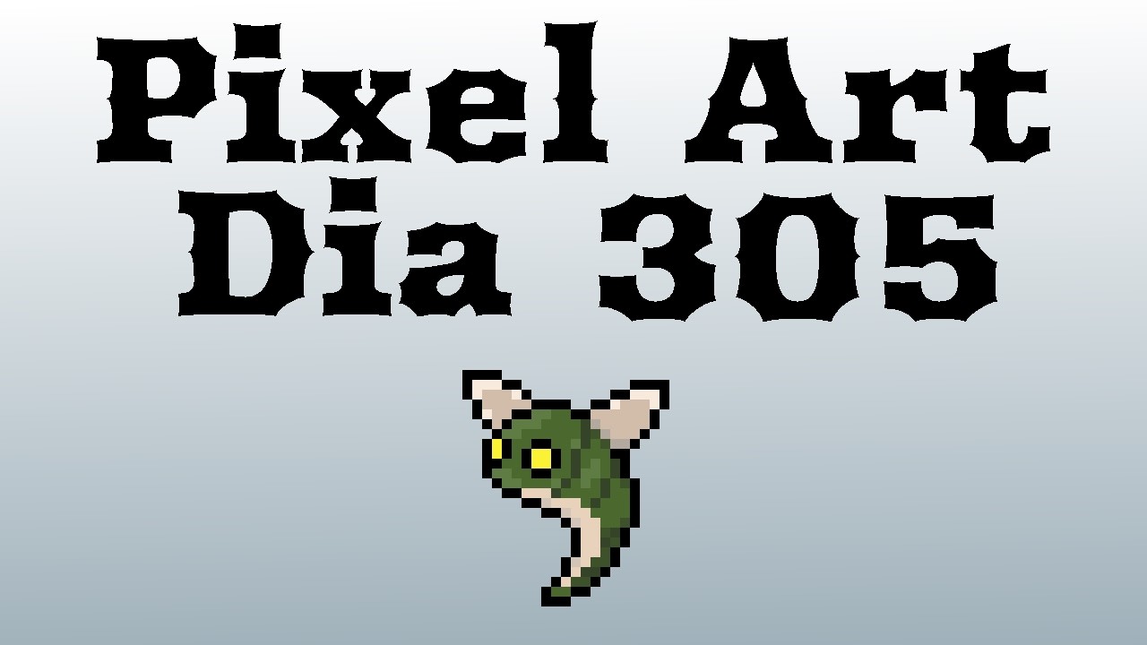 Fazendo Pixel Art até conseguir um emprego - Dia 305 - Monstro voador