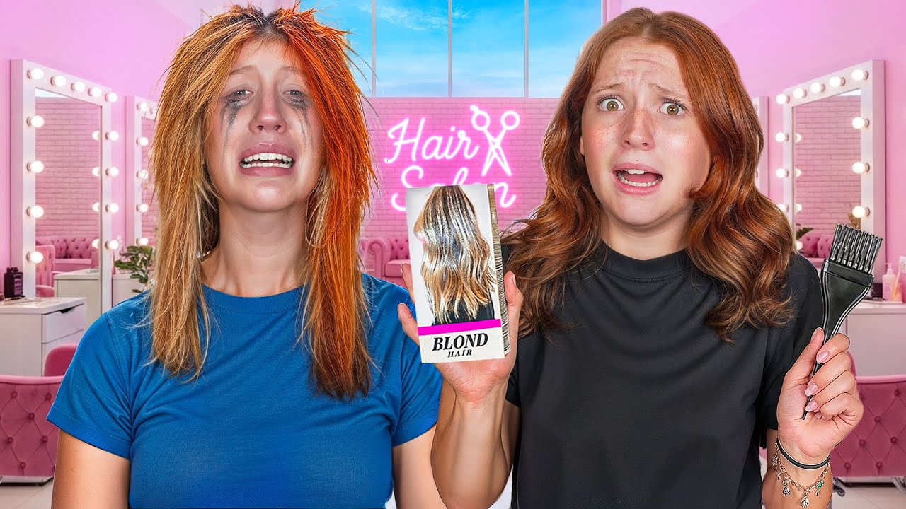 I RUINED Her Hair! Oops!