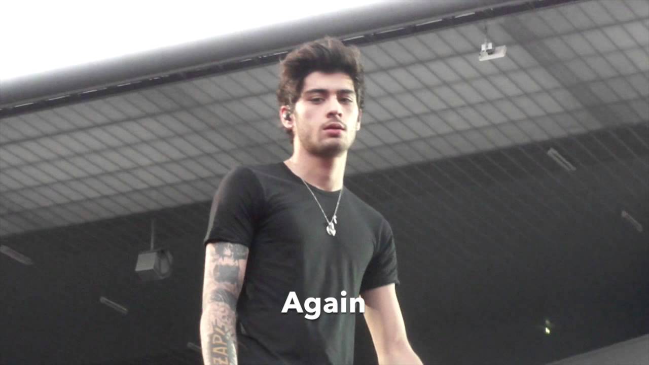 Zayn looking + being sexy as hell - Harry speaking - Bern, Switzerland 4.7.14