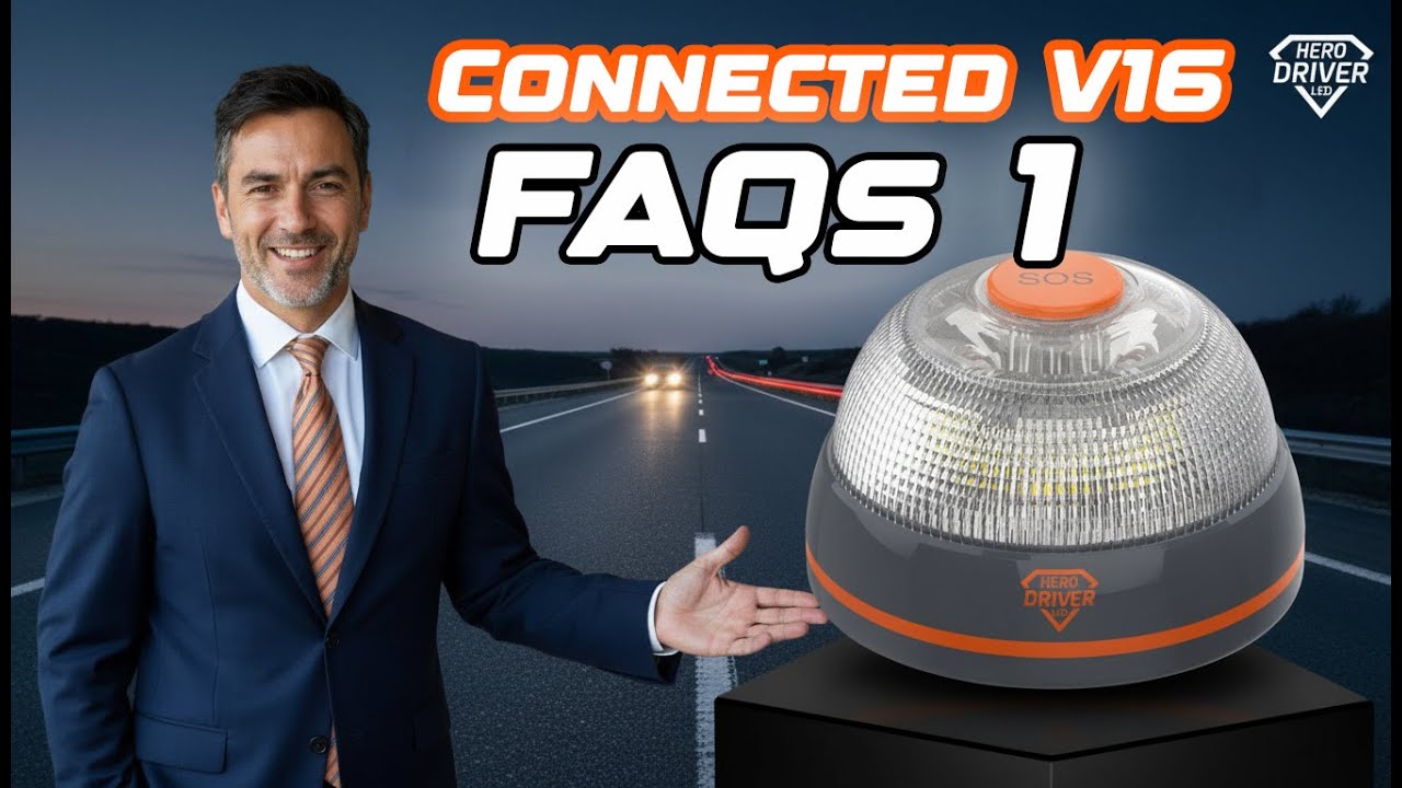 Connected V16 Emergency Beacon: Answering Your Most Common Questions | Police? Roadside Assistance?