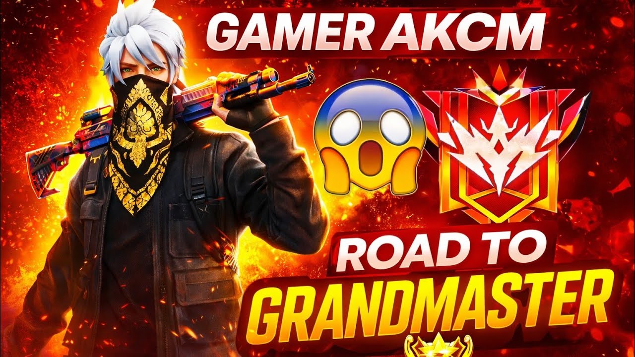⚡ GRANDMASTER TOP 1 PUSH 🔥 V Badge Lobby 💎 **Garena Free Fire LIVE 🔴 | Solo vs Squad Gameplay