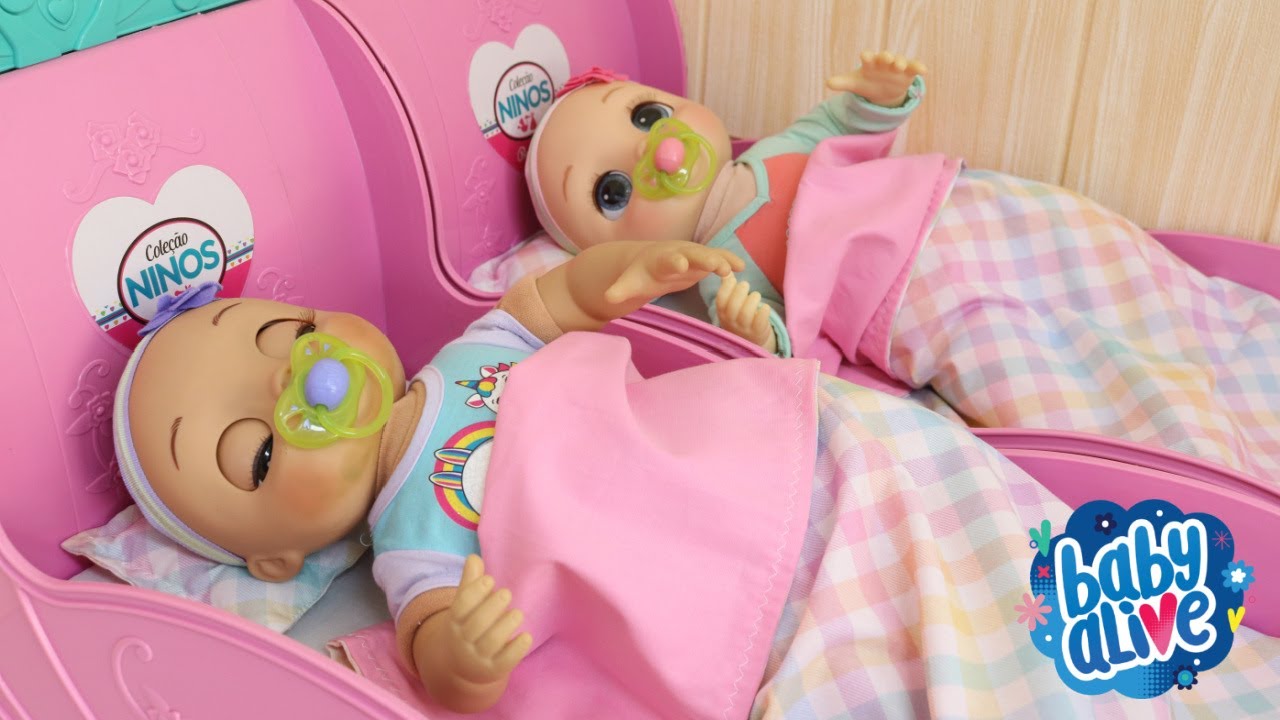 AS GÊMEAS NINA E HANNA FUGIRAM DO QUARTO ANTES DE DORMIR