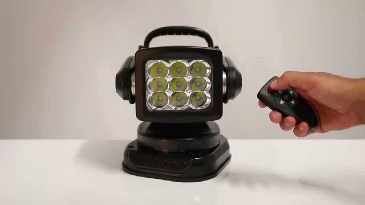 Kauko-ohjattava LED-ty&ouml;valo Purelux RC360 Flood, 90 W