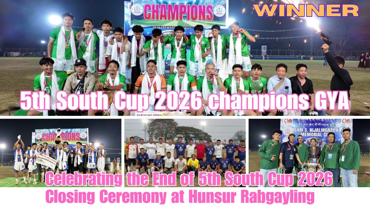 Celebrating the End of 5th South Cup 2026 | Closing Ceremony at Hunsur Rabgayling. #tibetanvlogger 