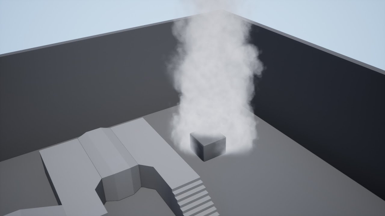 Создание дыма в Unreal Engine 4. Урок по Niagara в UE4.  Частицы в Unreal Engine 4.