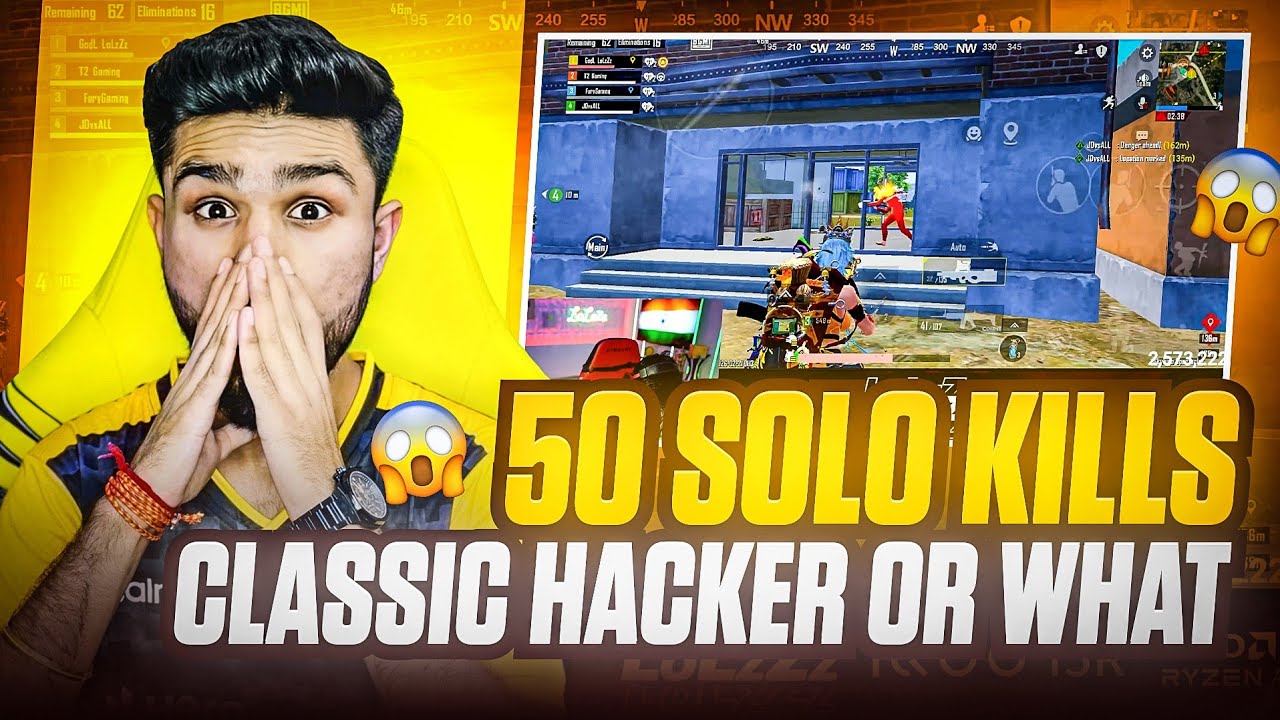 50 SOLO KILLS IN NEW MODE | CLASSIC HACKER OR WHAT | BGMI HIGHLIGHT