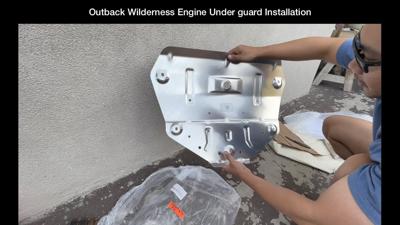 Subaru Outback Wilderness Engine OEM underguard /skid plate Installation