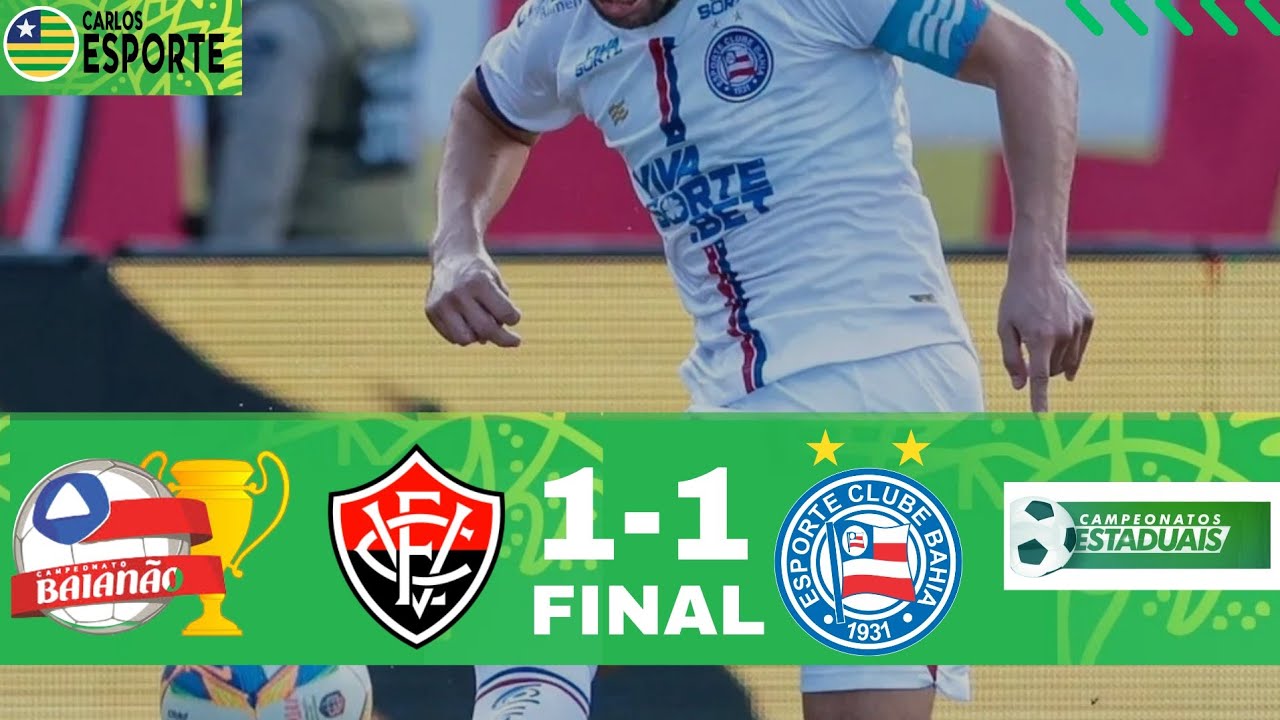 Vitória x Bahia.  Final do campeonato Baiano 2025. Melhores momentos e Bahia campeão.