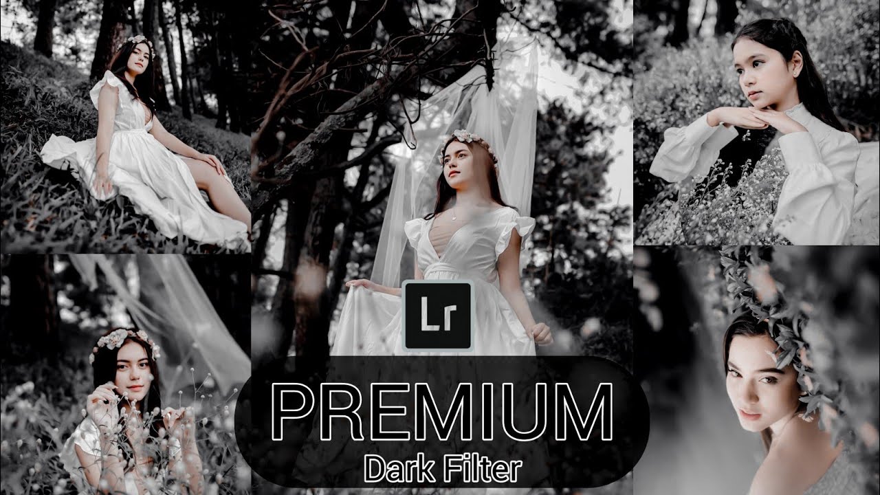 How To Edit Dark Filter In Lightroom|Free Dark Presets|Moody Black Presets