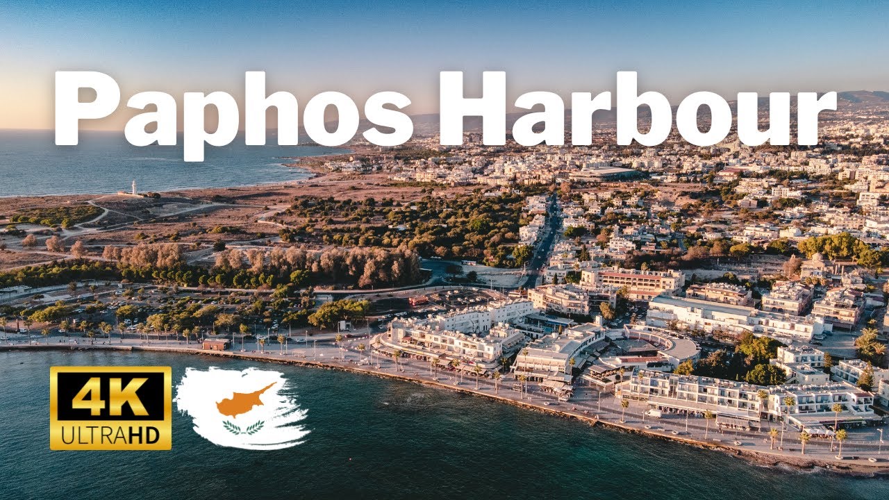 Cyprus from Above: 4K Drone Exploration of Paphos Harbour 🌅🚤🇨🇾