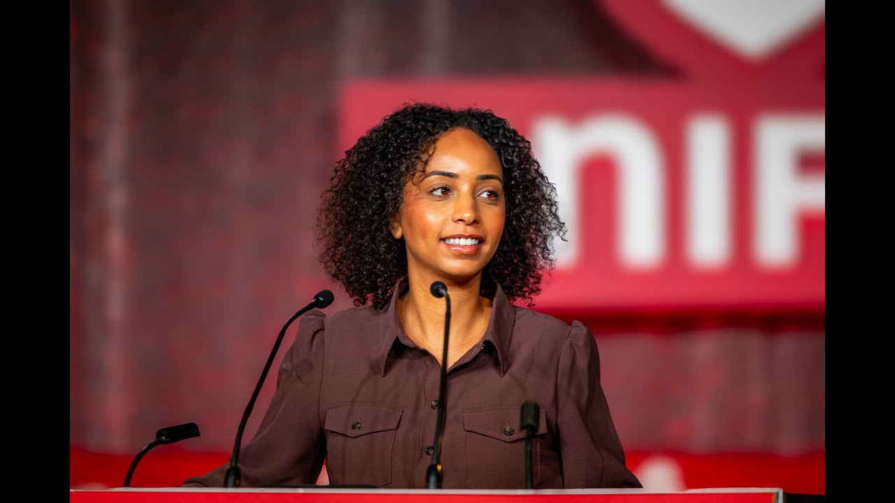 Samia Hashi speaks to Ontario Regional Council 2025