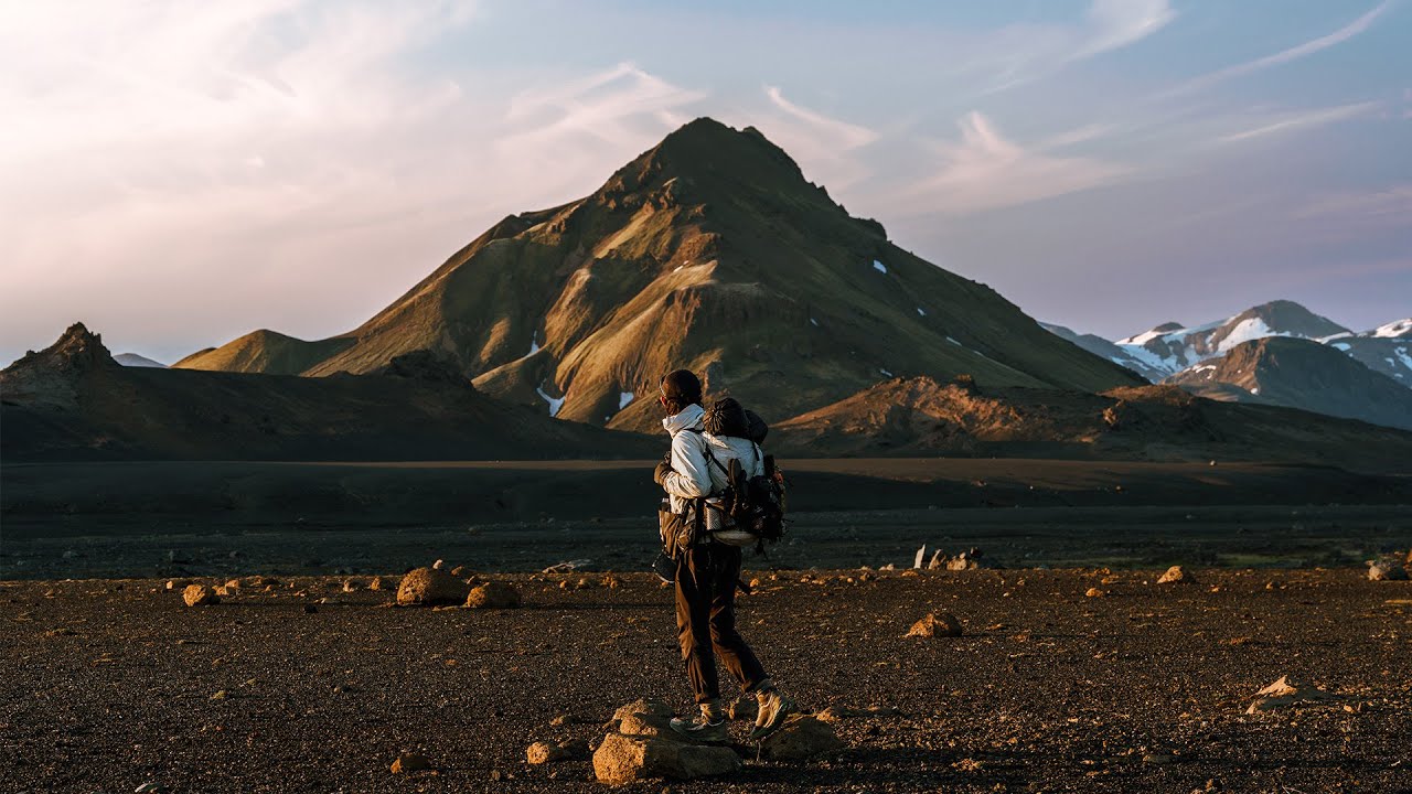 🇮🇸アイスランドのロイガヴェーグルへ3日間55kmのソロハイキング | Silent Hiking 55km  the Laugavegur Trail in Iceland