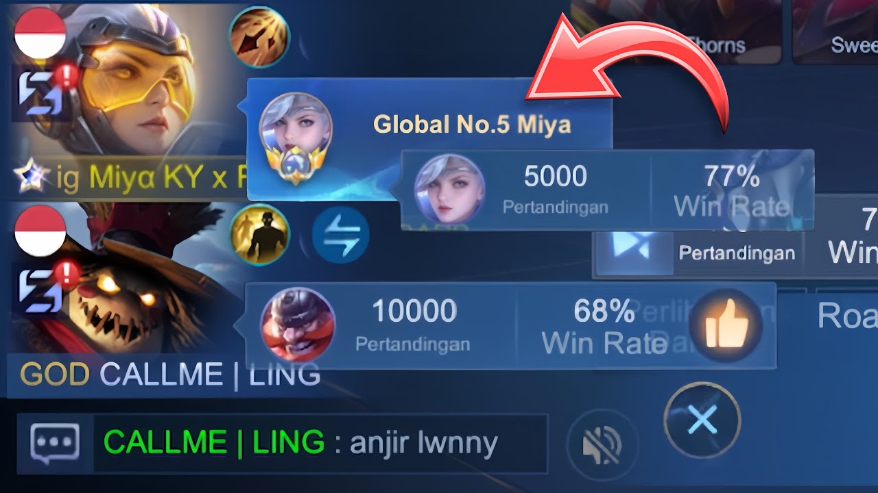 KETIKA MIYA 5000 MATCH MAIN BARENG FRANCO 10000 MATCH! AUTO WS CUY